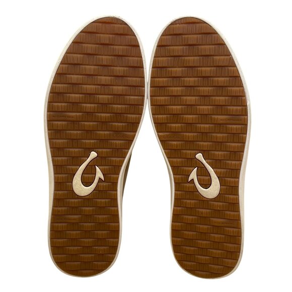 Olukai Women’s Brown Leather Hawai’iloa Manu Hope Slip-On Booties Size 8 - Picture 8 of 9